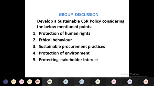 FicciCSR's tweet photo. Virtual Training on Implementation of ISO 20400 and ISO 26000 with CSR understanding was successfully completed yesterday.
#virtuallearning
#CSRTraining https://t.co/QKTBeHfOBi