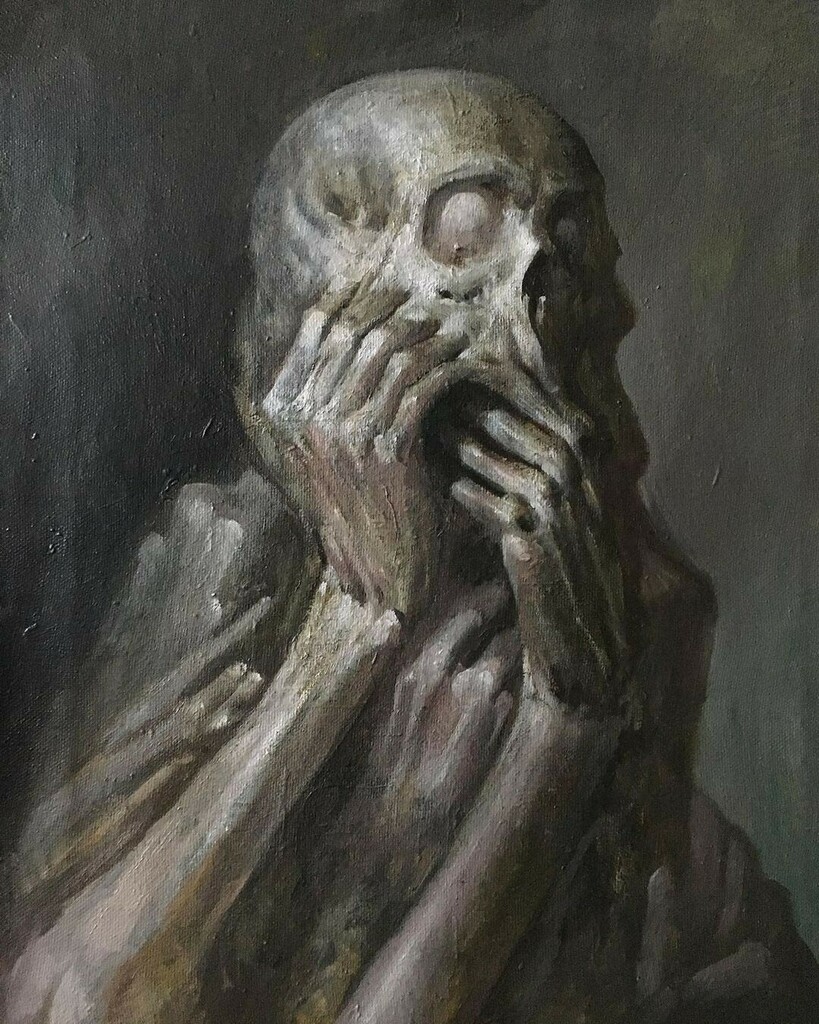 wowbywow's tweet photo. The incredible work of Stan Ivan (@art_stan_ion)
•
#stanivan #fineart #darksurrealism #fantastyart #creepyart #skullart #macabreart #oilpainting #horrorart #darkfantasy #oiloncanvas #darkartists https://t.co/6lWHMWPQVc https://t.co/ZCg2GdAkUN
