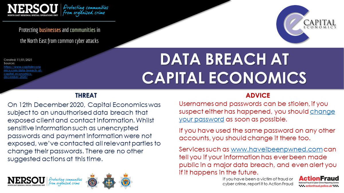 tsecrime's tweet photo. RT @nerccu: Want to know if your information has been exposed in a #databreach? Go to https://t.co/ZBWGvlihqe and check there. #haveibeenpwned
#cyberprotect #nerccu #cybersecurity https://t.co/9UoPn5042L