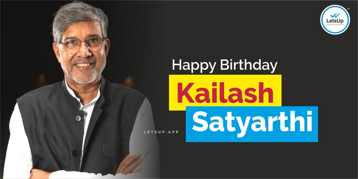 LetsUppEnglish's tweet photo. Happy Birthday @k_satyarthi 🎂🎉
https://t.co/bqdJPHQCj9
#HappyBirthdayKailashSatyarthi #KailashSatyarthi #HappyBirthday #LetsUp #LetsUpApp #LetsUpEnglish https://t.co/JkKEHheJDz
