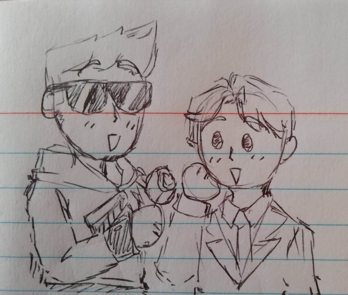 AndruDear's tweet photo. tomen un boseto que probablemente nunca pase a digital solo lo hice para relajarme y no hacer manos que no se hacerlas, bueno dusfruten ✨💖 #unikitty #halcondrilo #Richard https://t.co/43IhfWOJrl