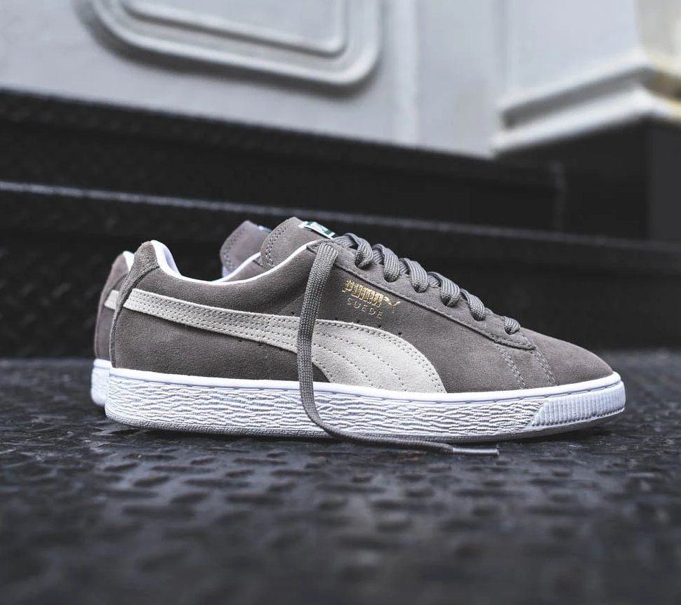 puma suede steeple grey