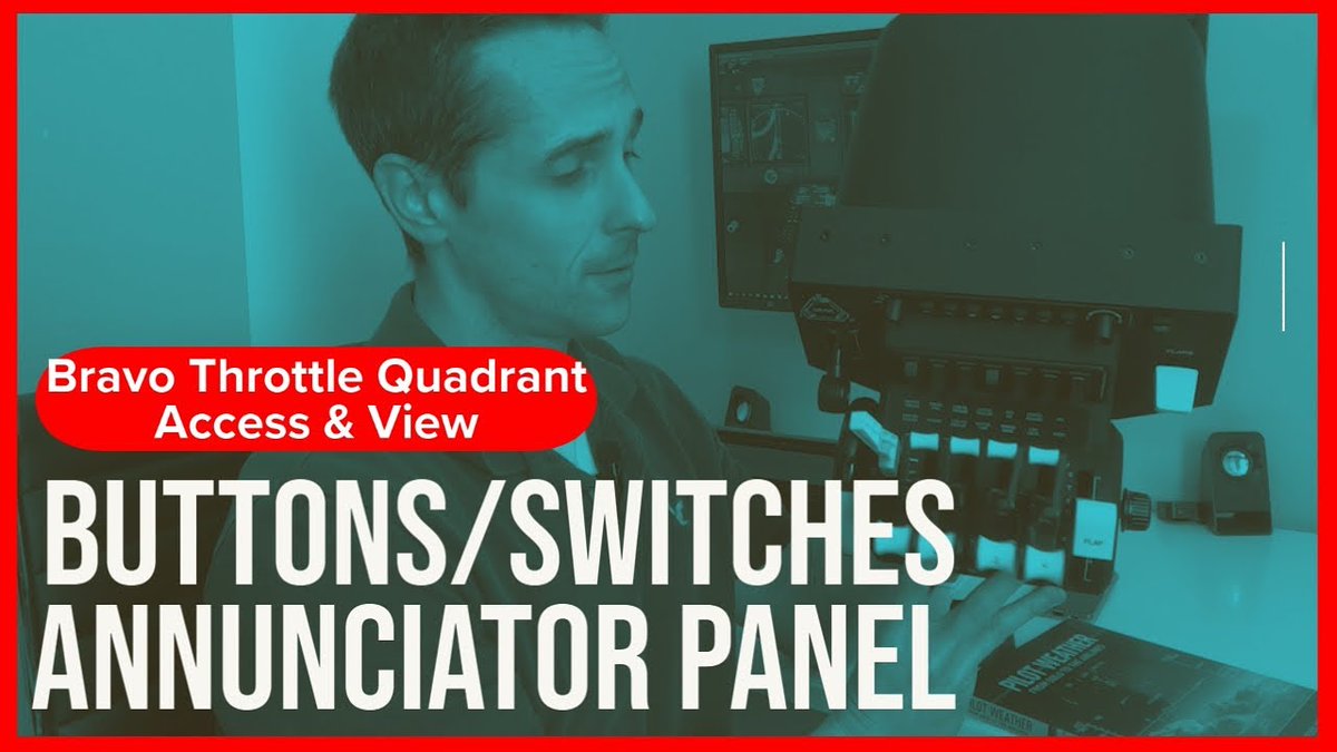 NDBAviation's tweet image. Latest video on YouTube covers the access/view to the Switches, Buttons, and Annunciator Panel on the Honeycomb Aeronautical Bravo Throttle Quadrant.

youtu.be/yzQ4PBvjgnw

#flyhoneycomb #MSFSofficial #xplaneofficial #AerosoftGmbH #msiUSA