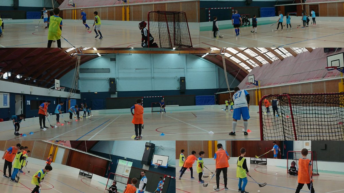 #Dimanche 10 #janvier. Encore un super entraînement de #floorball #hockey pour la section jeune des Jets ✈️ de #Buc #Yvelines. Beaucoup d’énergie et de bonne humeur 🙃 pour ce 2e entraînement de l’année. 🥅🏒