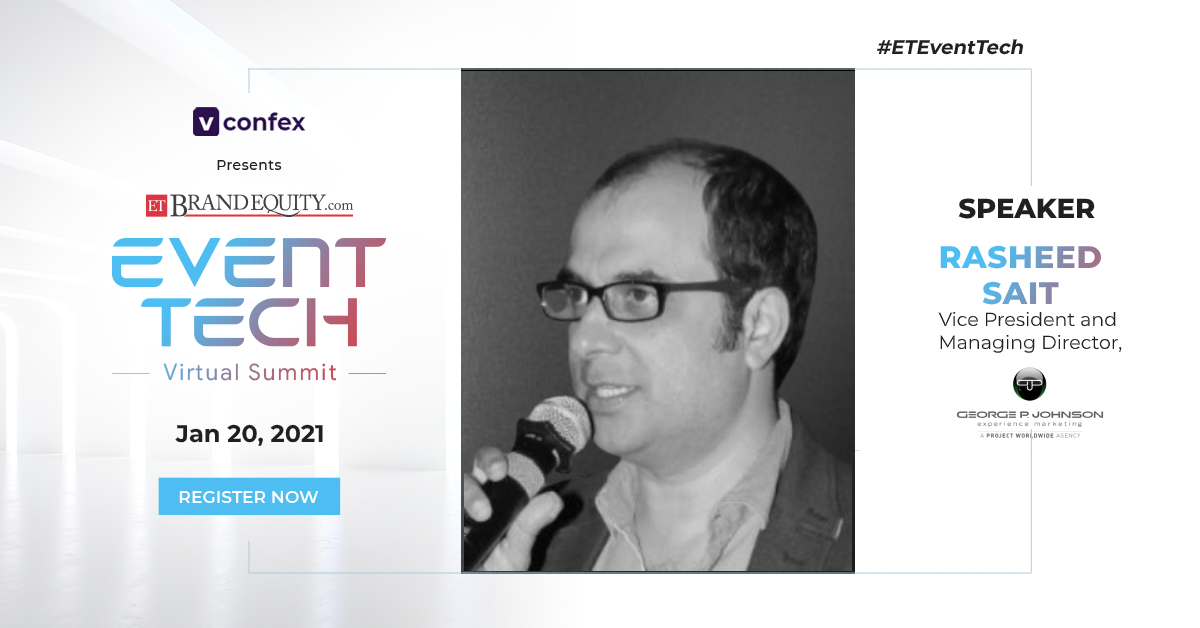 ETBrandEquity's tweet photo. #ETEventTech
Our esteemed speaker, Rasheed Sait, Vice President & Managing Director, India & MEA, @GPJExpMktg will share insights on the future of virtual and hybrid events.
Register Now: https://t.co/oaql0qVhPl
Join top marketing minds to explore the next in event tech. https://t.co/0QuSDnVz2B