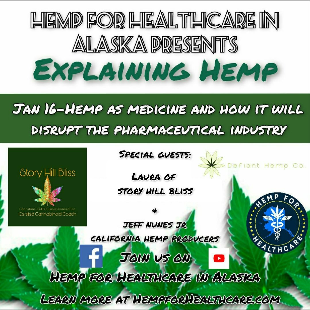 PhoenixRisesAK's tweet photo. Join me Live here on Twitter for this broadcast!
9am AKST Saturday!
#hemp #CannabisCommunity #hempnews #explaininghemp #hempforhealthcare #healthcare #medicine https://t.co/HBTcULJ8zO