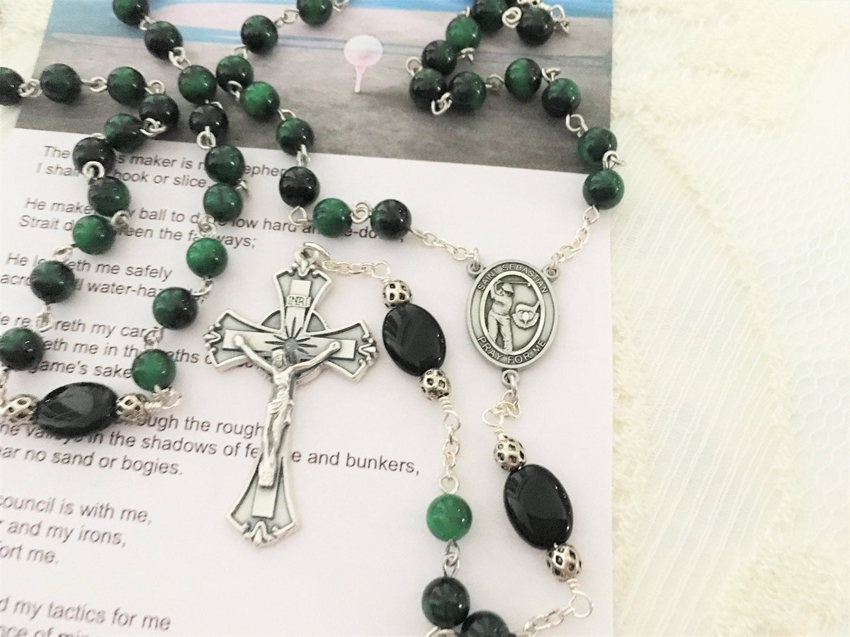 vicki_monroe51's tweet photo. Excited to share this item from my #etsy shop: St. Sebastian Golfer’s Rosary https://t.co/1R8lHetu4E
Give the gift of faith to the golf loving man, husband, father, son, brother, uncle.... https://t.co/I3NvKclCsZ