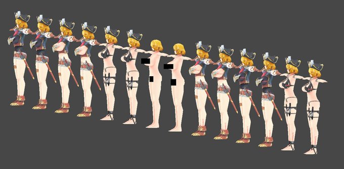 差分が…!!差分が多い!!
6体はサンプル用ですが、
8体は製品用…!!! 