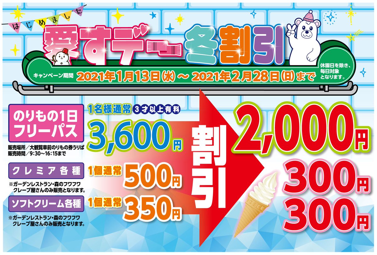 ひたち海浜公園フリーパス4枚