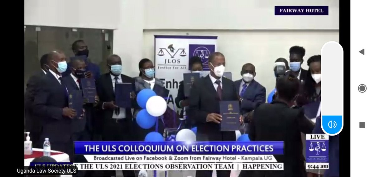 ug_lawsociety's tweet photo. The Hon.Deputy Chief Justice launching the ULS Law Reports Book #ElectionPractices https://t.co/K4ebT94UzJ