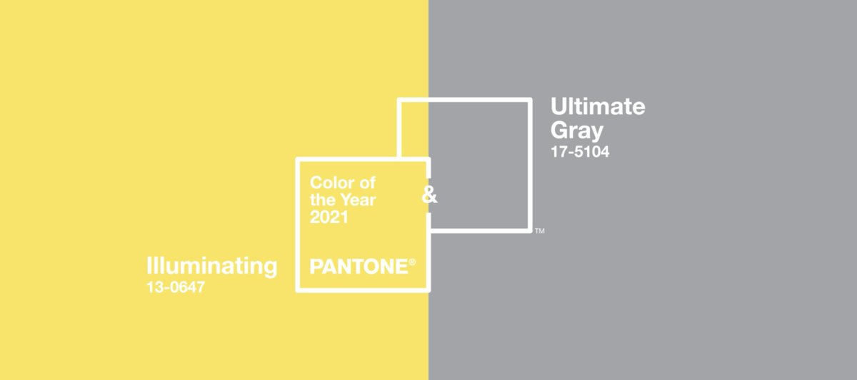 💡 C'est officiel, les couleurs 2021 choisies par #Pantone sont le jaune et le gris ! swll.to/IFPVG4R