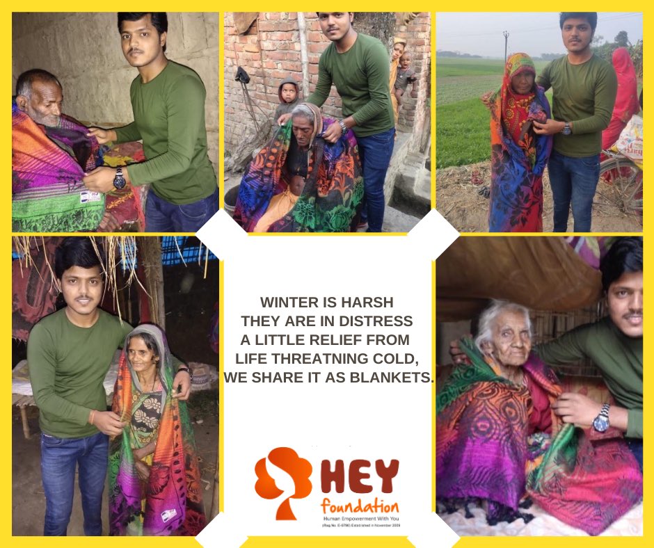 heyfoundation's tweet photo. On January 09th 2021, a small effort to extend help to the interior of a small village in Saaharsa district, Bihar. The old and needy received blankets through our ground-level helping hands & @ActorManish2
#india #heyhelp #bihar #Blanketsdistribution #helptoeachother #heyhelp https://t.co/67bBte3MwR