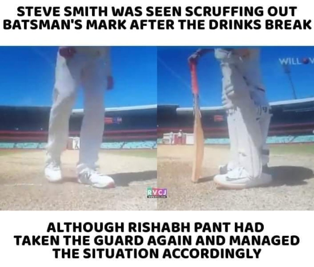 _abhijxxt_'s tweet photo. After sand paper incident
Kholi : stop bullying ausy and clap , also support them.
Le Stevesmith : hum nhi sudarenge 

Ashwin to Tim Pane : come to India that will ne last match of yours😂

Match will be draw.
#stevesmith 

#INDvAUS 
#INDvsAUSTest 

#RishabhPant
#SydneyTest https://t.co/OHm4hVSzIx