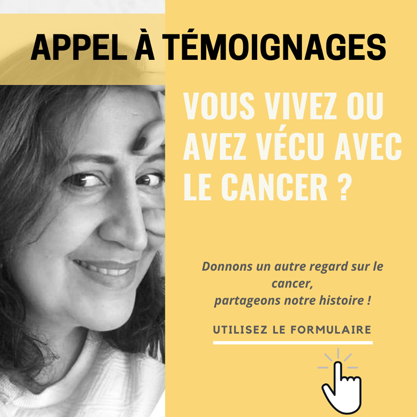 CmyNEWme's tweet photo. 🔶   APPEL À TÉMOIGNAGES  🔶 Vous vivez ou avez vécu avec le #cancer ? Vous avez reconstruit votre vie après l'annonce de la maladie ? Ancien malade, #malade, #soignant ou #aidant, partagez votre histoire ! #CancerBloomer  https://t.co/eKnW6FAzvD https://t.co/IkplP9FCqU