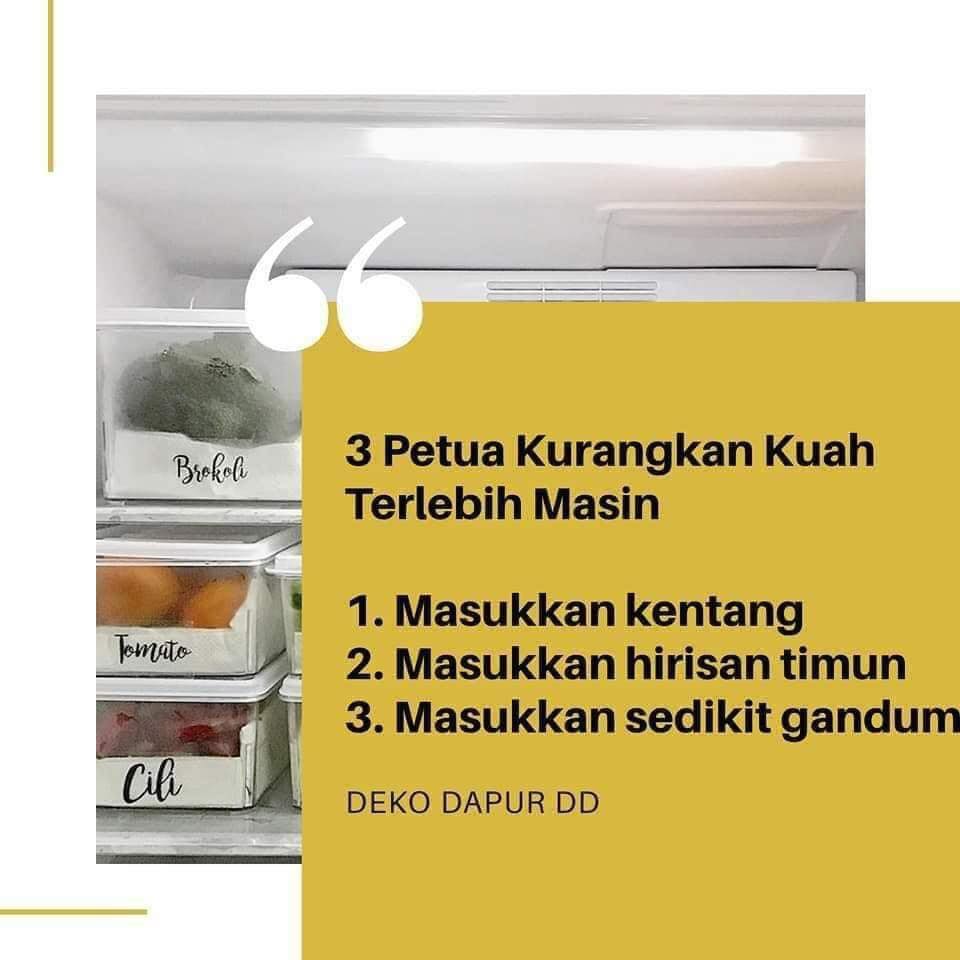 SinaranW's tweet photo. PETUA UNTUK MAK DI DAPUR
Bila dah tahu petua dan tips, takde la berperang sangat kt dapur tu.
credit: fb Makan Sedap Johor
#dapurterbalik #dapurterbalik #tipsdidapur #petuamasak #tipsdapur https://t.co/hNUspZGbUL
