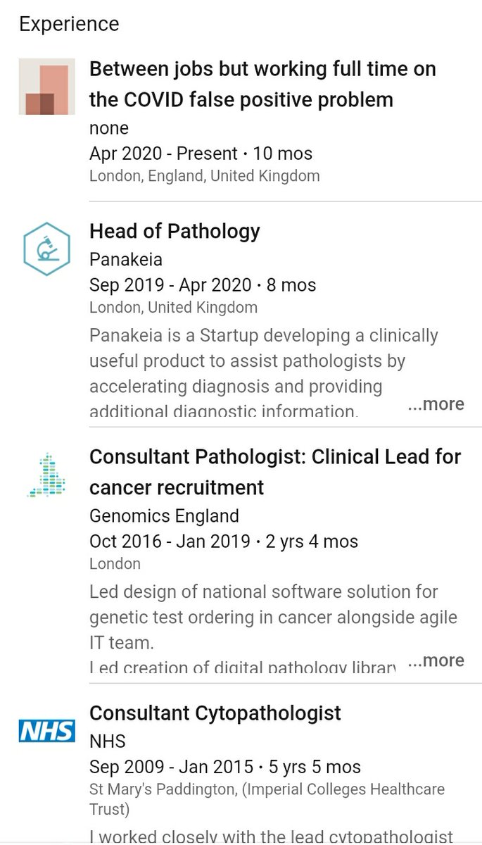 Of the 10 authors Clare Craig, a pathologist, does appear to have much more relevant professional credentials on science than at least 8 or 9 of the others. She has made been making an argument about False Positive Rates (which has been a contested/contentious issue)