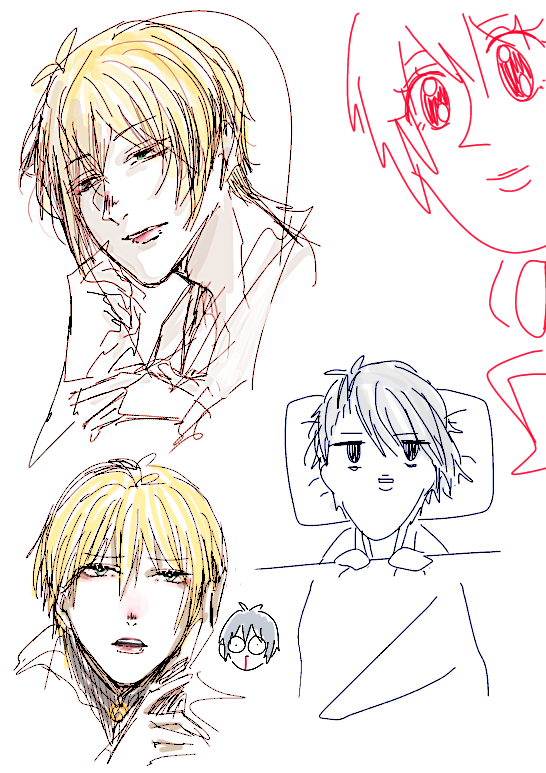 寝起きのまんば描きたかっただけなんだけんどもぉ～? 