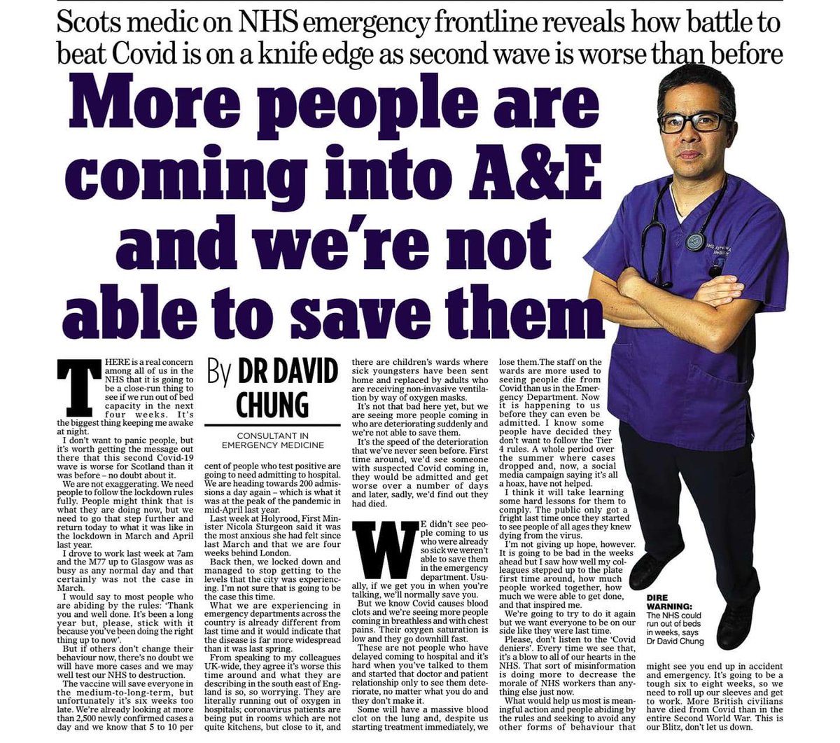 jackiemac73's tweet image. Wise words...💙NHS