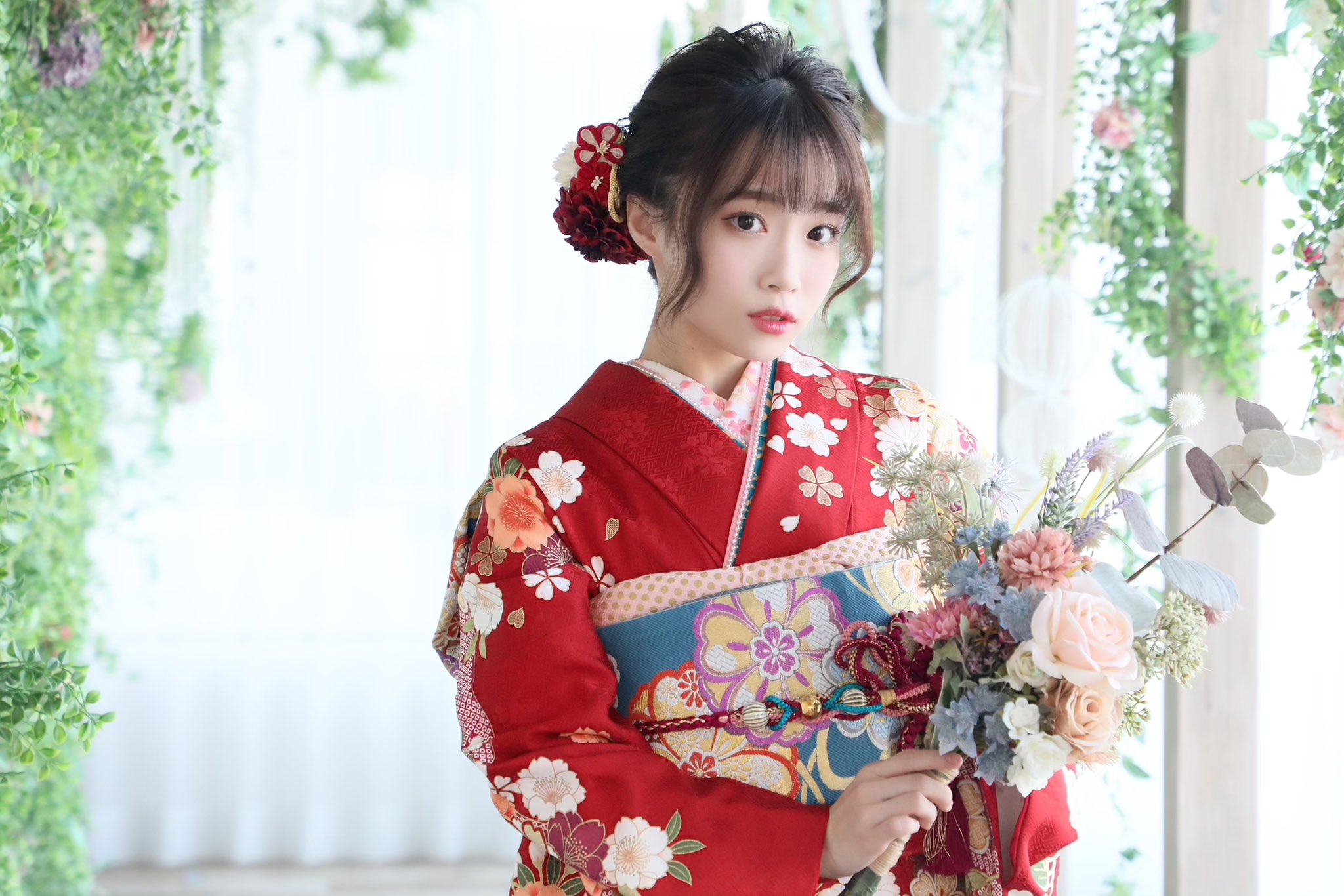 【数量限定】 ババババンビ 赤色担当 痛かろ 岸みゆ 大判タオル - アイドル アイドル