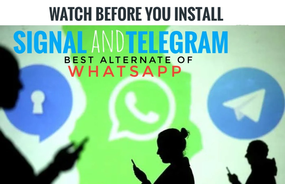 EWestNews's tweet photo. Signal and Telegram Best Alternate applications of WhatsApp
#Signal #SignalApp #Telegram #telegrama #TelegramTips #WhatsApp #Facebook 
Watch Video
https://t.co/O5m1umGXCX https://t.co/XNWeDIKa90