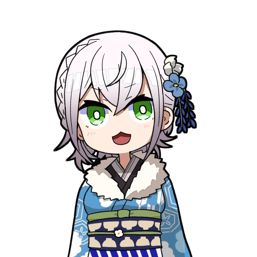 白銀ノエル 「#ノエラート 
雑ホロ杯の開幕で立ち絵固まってると思ったらパネルで、後から現れた」|honmirinのイラスト