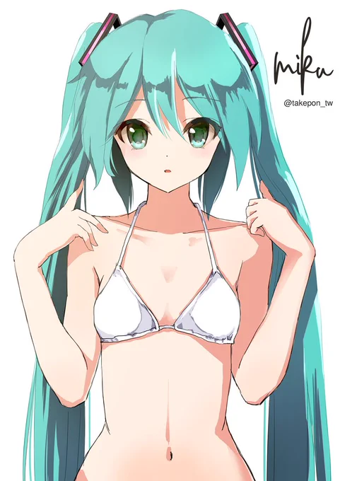 #くそ寒いので水着絵を貼る
南の島に行きたい 