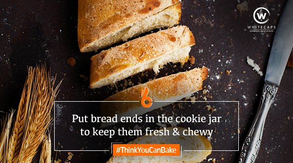 Whitecaps_bglr's tweet photo. Cookies are a staple of the holiday season. This bread trick will absorb the moisture from the jar, keeping your cookies fresh and retaining their flavors for a long time.
That is, if they last long! #ThinkYouCanBake https://t.co/9emPdFMGNE