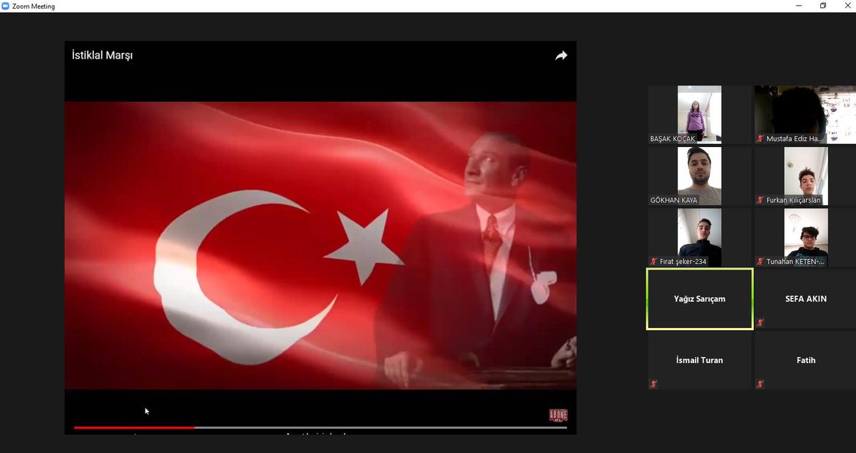 AmasyaSinav's tweet photo. Haftaya mekanlar ayrı, yürekler bir şekilde İstiklal Marşımızı okuyarak başladık.
İnşallah en kısa zamanda aynı coşkuyla okullarımızda buluşmak dileğiyle...
 
#pazartesi 
#HayırlıHaftalar 
#istiklalmarsı 
@ziyaselcuk https://t.co/4pSmnzYOqQ