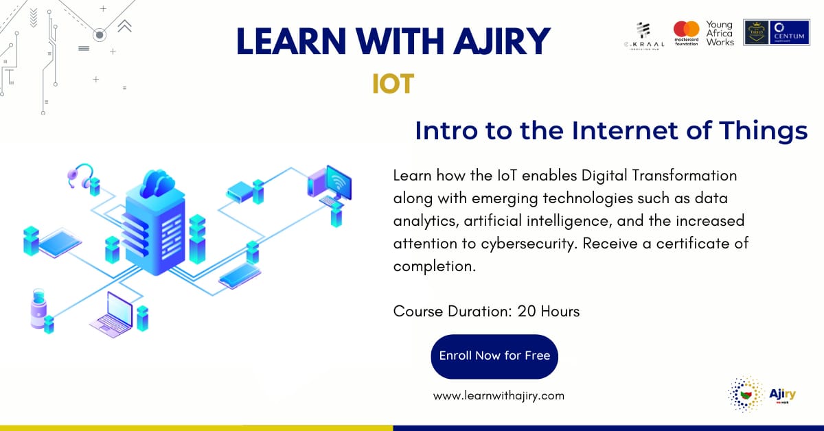 JGodsann's tweet photo. Turn your imagination into your reality this Njaanuary!  Stay tuned with IOT with @ekraal_ turn Njanuaary into Njaalearning  with @AjiryKE 

https://t.co/6TAdKEQ6Ax

#LearnWithAjiry #January2021 https://t.co/Ni6NSzRqlD