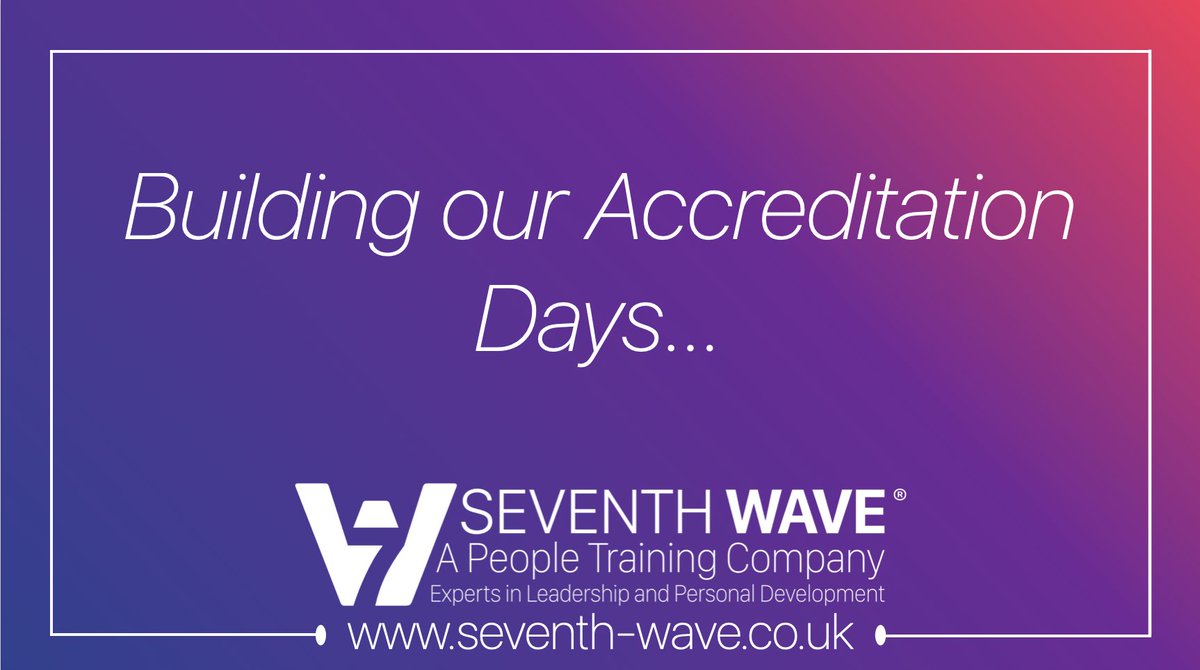 Building the accreditation days wasn’t as simple as just turning up - find out what went into it in our new blog.

buff.ly/3bz396x

#Management #leadership #business #Training #projectmanagement #sweetsweetbeats #betheseventhwave