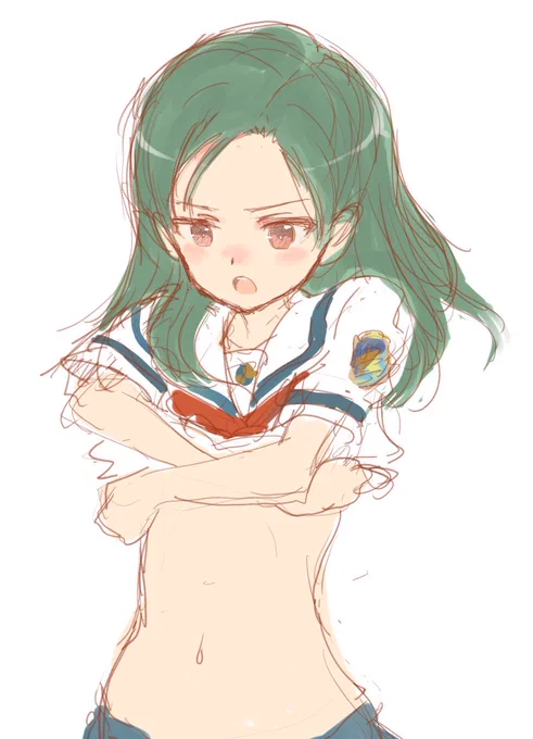 #武田美千留生誕祭2021 #はいふり 砲声物真似を禁じられた砲雷科の最終宴会芸「武田脱ぎます!」 