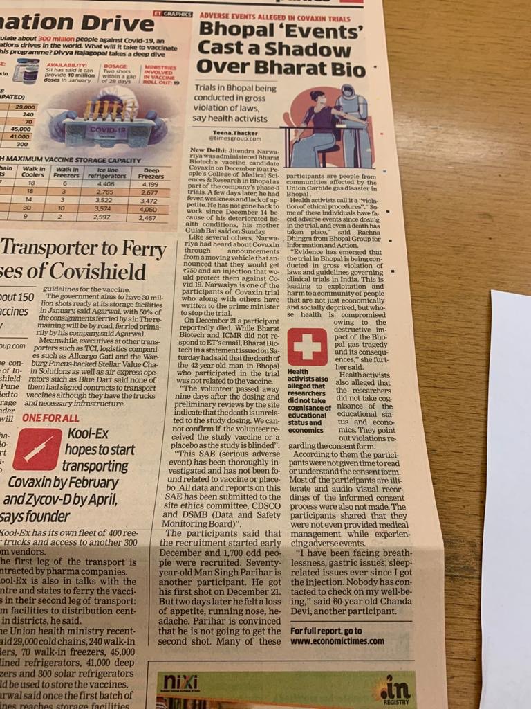 Is Bharath Biotech vaccine safe for human use?

Can govt guarantee both it’s safety and efficacy?

Aren’t palliatives for emergency use &amp; vaccines a preventive measure? 

Can vaccine be a palliative?

<a href="/drharshvardhan/">Dr Harsh Vardhan</a> 

google.co.in/amp/s/m.econom…