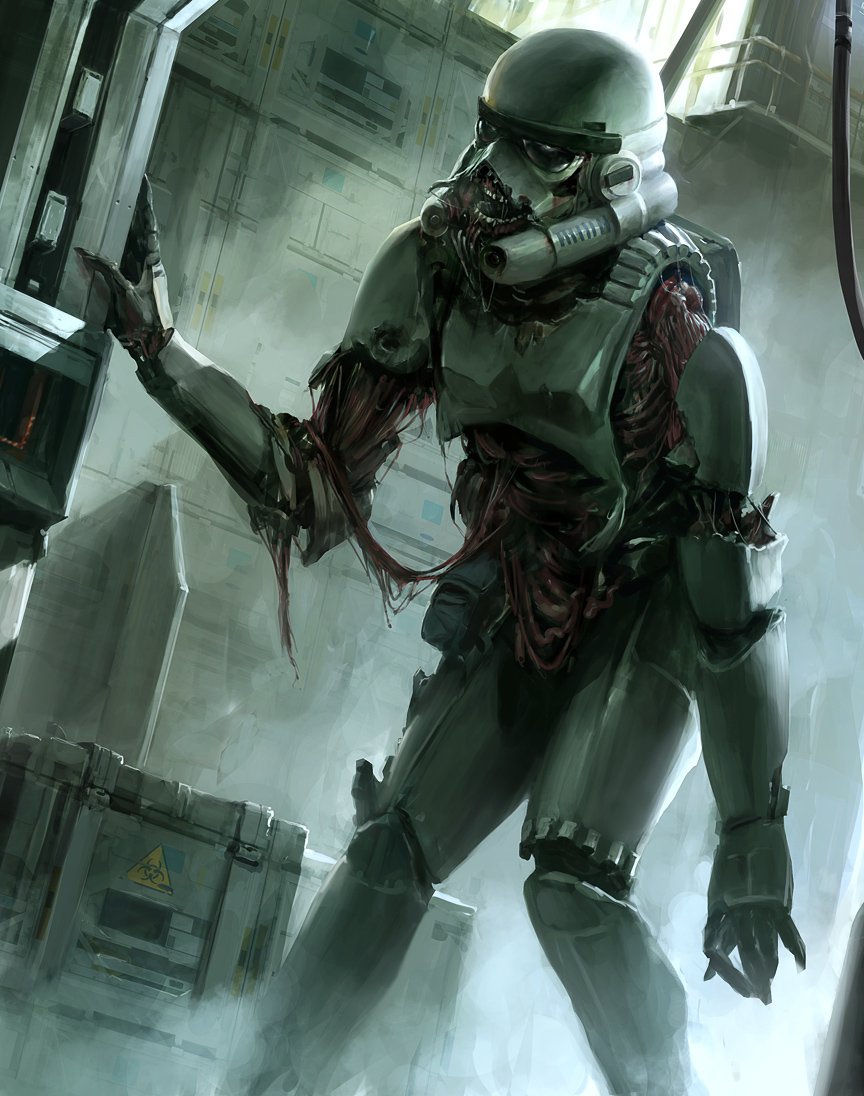 - El nombre de "Death Troopers" lo puso directamente el Emperador Palpatine para atajar los rumores de que el Departamento de Armas Avanzadas del Imperio estaba formando tropas a partir de revivir tejido necrótico, lo que acabaron siendo "Undead Troopers"