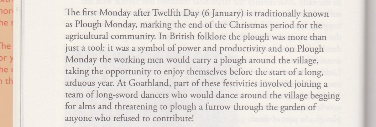 if you're looking to really up the ante on your Plough Monday celebrations, you can't go wrong with [squints at notes] sending in the longsword dancers