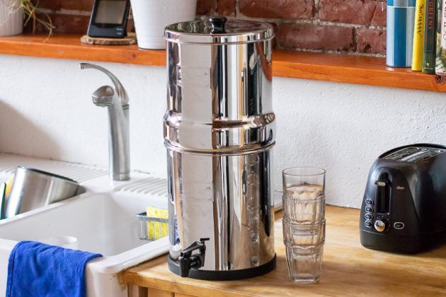 Limescale is something that you should not worry about too much. 
It’s normal as Berkey does not remove the ‘’Good minerals’'  like magnesium and calcium. And these minerals can show up in the water or hot tea after boiling.
See here full page of info.  berkey-waterfilters.co.uk/pages/faqs