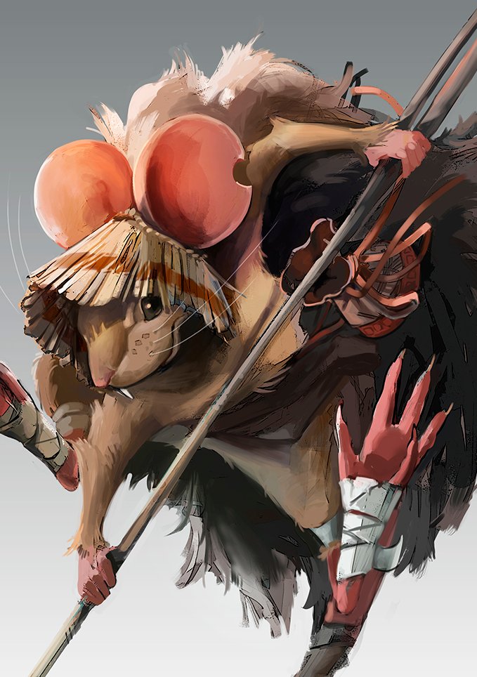 Jessillust's tweet photo. Mouse gone wild now that they're armed 🐭❤️
#mouse #mice #rat #illustration #stormproject #wip #conceptart #characterdesign https://t.co/ZA1TP2HGNB