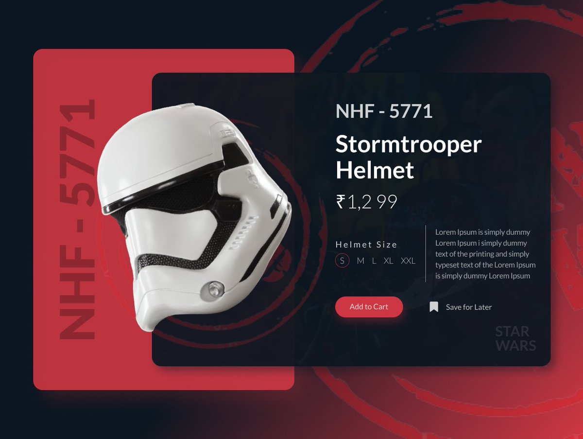 SamrinAnsari17's tweet photo. #DailyUI #FIGMA #uidesign #uxdesign #singleproduct #detailspage
Challenge Completed Daily UI :: #012 Ecommerce shop (single item) https://t.co/YgZFeqa5jm