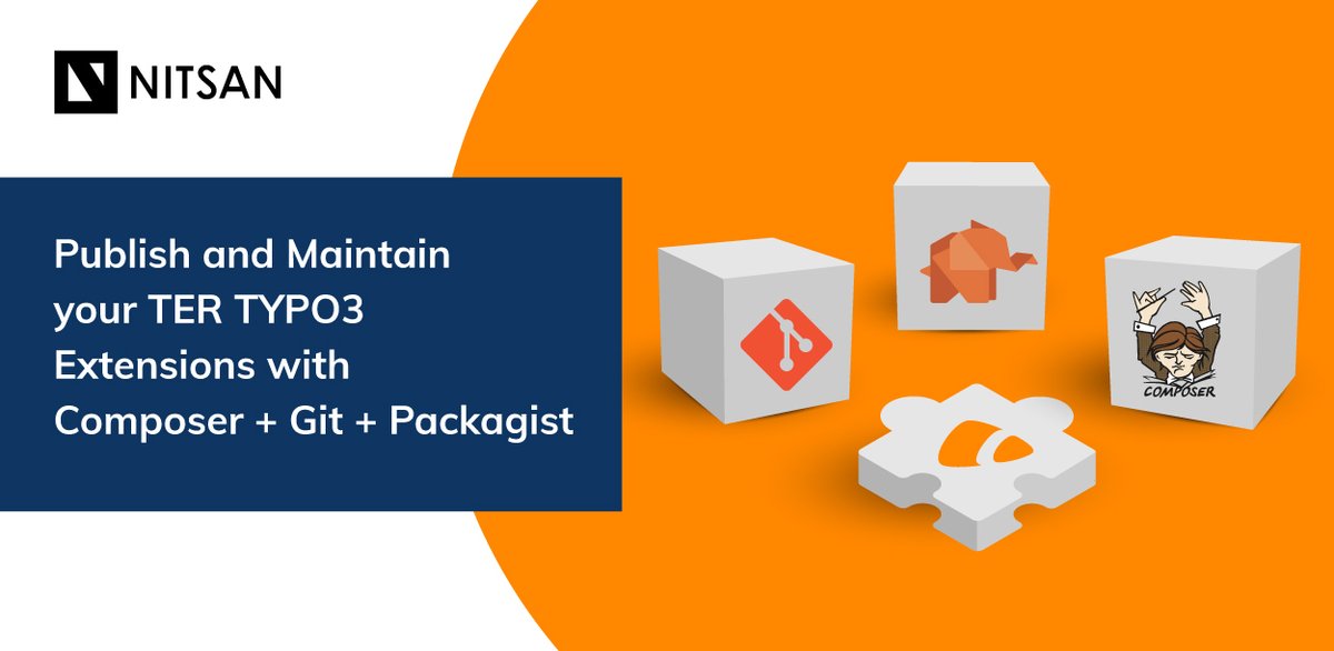 nitsantech's tweet photo. Are you developing, publishing, and maintaining #TYPO3 extension at TER?♻️
👉Read this blog to know, the best practice and standards to publish and maintain your #TER TYPO3 Extensions with #Composer, #Git, and #Packagist - https://t.co/ntnVBZ1EIX
#T3Extension #T3Maintainance https://t.co/0ZET3hFuFe