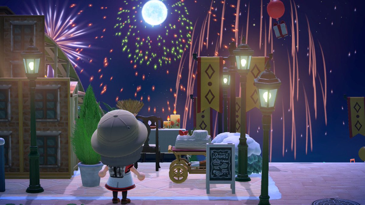 kyabetsu_atmr's tweet photo. 年越しの様子！🎇
今年も充実したあつ森ライフを送りたいですね✨ https://t.co/hHlgcrofwH
