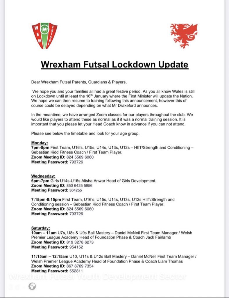 Wrexham Futsal Youth tweet media
