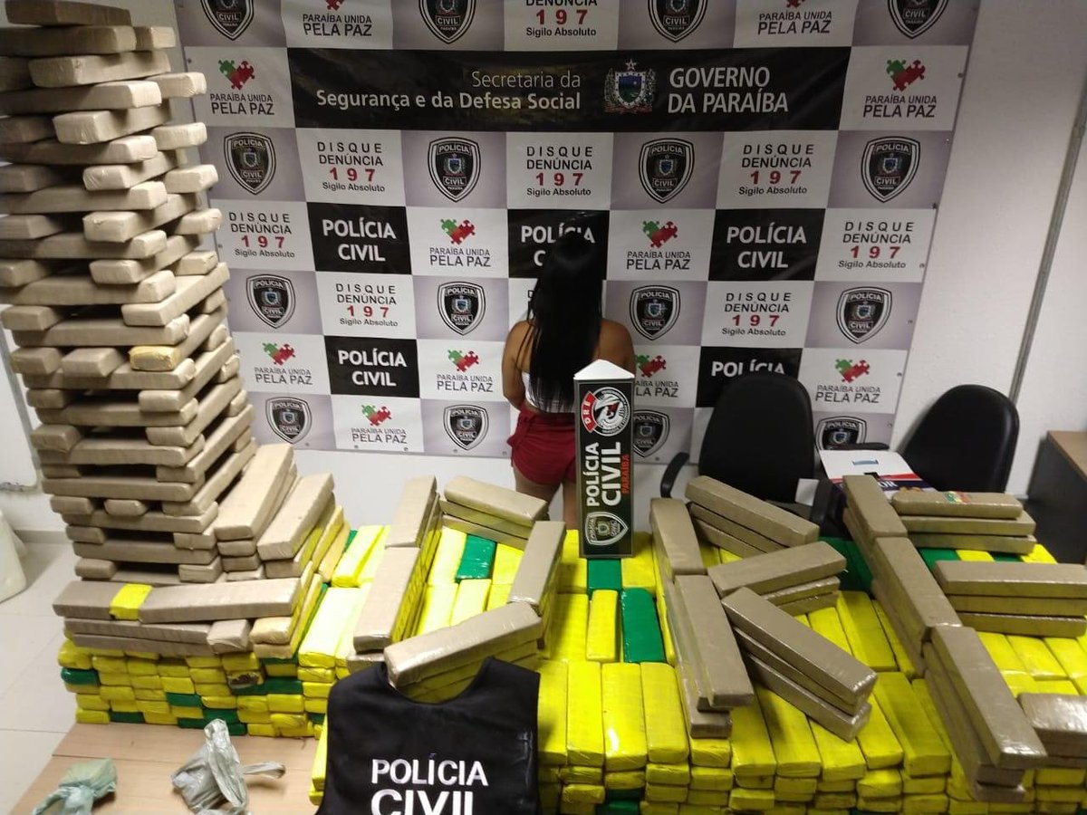 Paraíba Police raising the bar in drug bust artwork