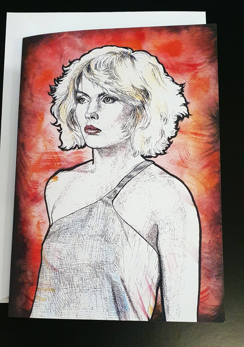 Is someone you know a big fan of Blondie? Greeting cards for all occasions like this and many more available at etsy.me/3nuotMN #GreetingCard #GiftIdeas #Blondie #DebbieHarry #debbieharrycard #blondiecard #blondieblankcard