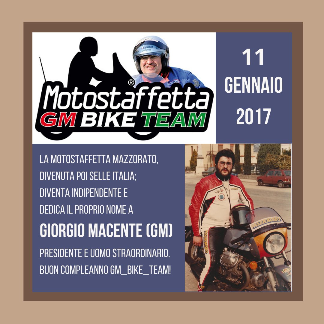 GMBikeTeam's tweet photo. Festeggiamo oggi i primi 4 anni di #GMBIKETEAM
#compleanno #motostaffetta #scortatecnica https://t.co/JQ0rUqYN6L