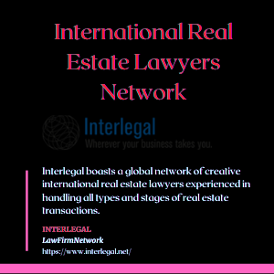 jonessmithyg's tweet photo. International Real Estate Lawyers Network

Interlegal boasts a #global network of creative #international #realestate #lawyers experienced in handling all types and stages of real estate transactions.

https://t.co/e2vcu0ZSPf https://t.co/msFxEMtZra