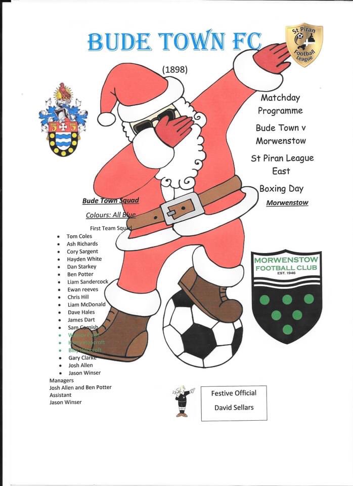 @swpleague @Bradhopy @swsportsnews @BudeFc programme from the SW Peninsula league.... and cover for last StPiran league match..