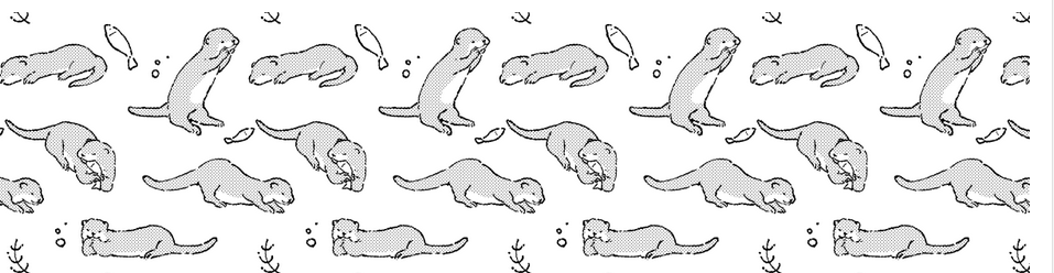 かわいくてDLしたレッサーパンダとコツメカワウソの素材、今年絶対使いこなして見せる…!!どこに使えばいいんや。#CLIPSTUDIO 