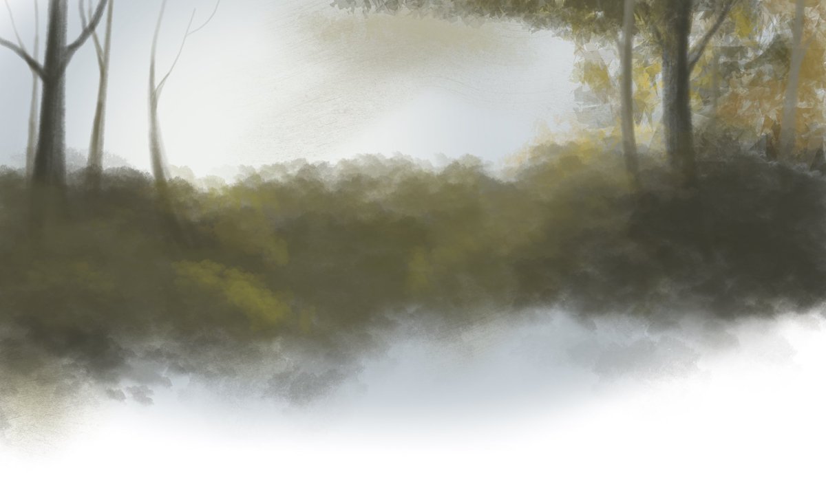 mangeyhellhound's tweet image. Sorry for disappearing for a week, idk what happened but here’s a bg WIP I’ll probably never finish #landscape