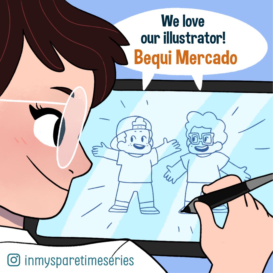 InMySpareTimeS1's tweet photo. We love our illustrator Bequi Mercado, she is super talented and just a pleasure to work with https://t.co/EULBsGFWcK