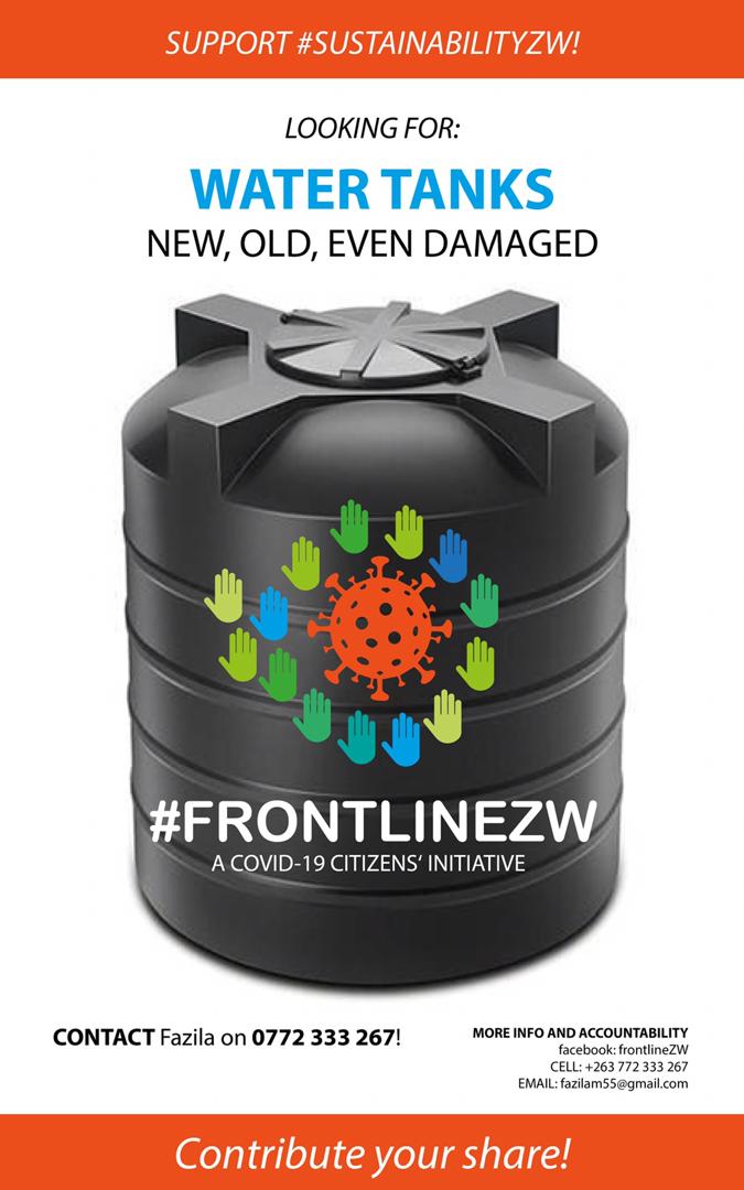 FazilaMahomed3's tweet photo. #Frontlinezw #CitizenInitiativeZw #COVID19 #Sustainabilityzw https://t.co/iGErG1dBAs