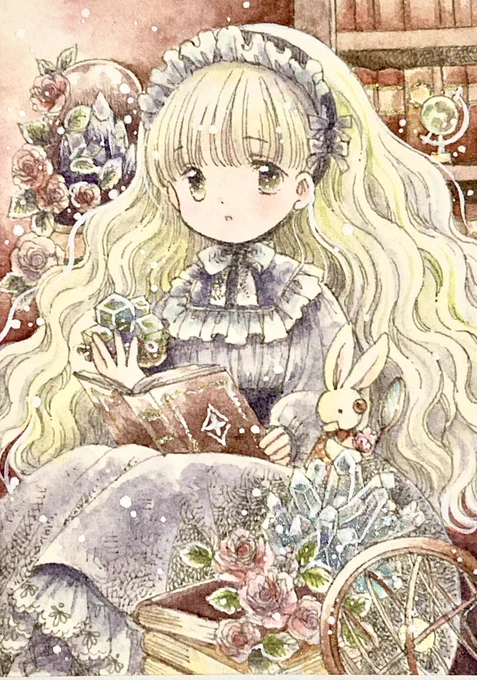 ひとさじの祈り
まだ描いていなかった最後の1枚

水晶
奥底にきらめく光

#ひとさじの祈り 